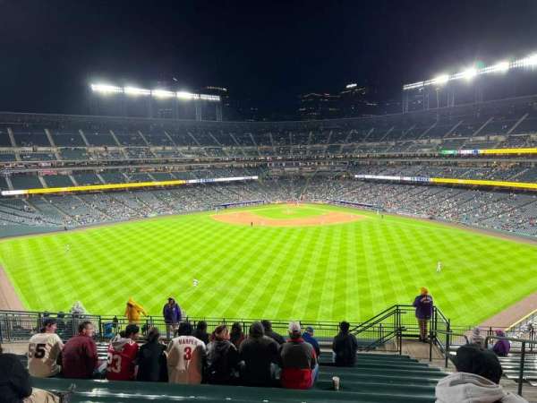 Coors Field, section: 402, row: 16, seat: 9