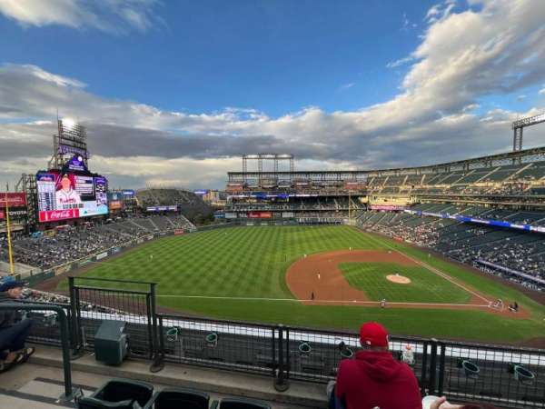 Coors Field, section: L342, row: 3, seat: 21