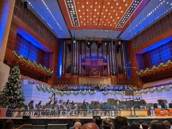 Meyerson Symphony Center, section: Orchestra Center, row: K, seat: 1