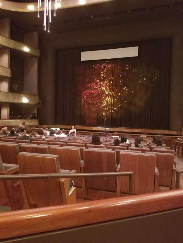 Winspear Opera House, section: Orchestra Terrace R, row: T, seat: 3