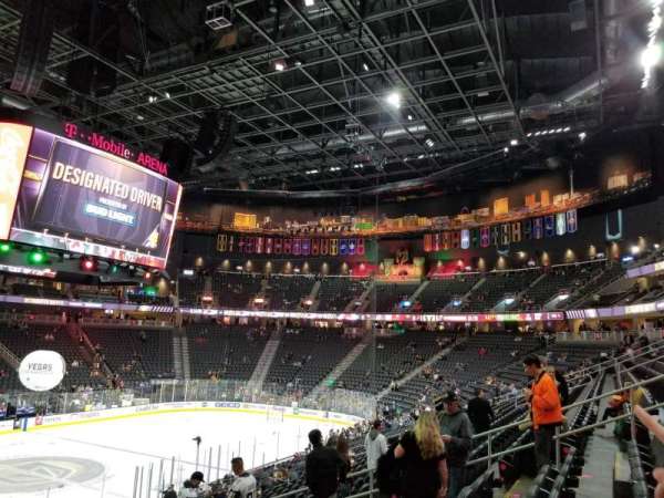 T-Mobile Arena, section: 14, row: V, seat: 6