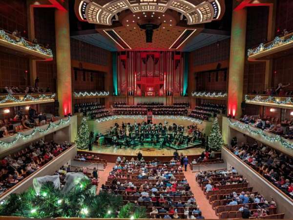 Meyerson Symphony Center, section: Dress Circle Center, row: A, seat: 27