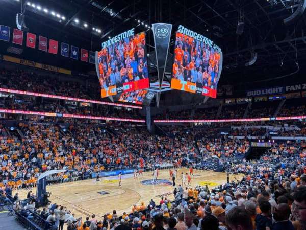 Bridgestone Arena, section: 103, row: D, seat: 104