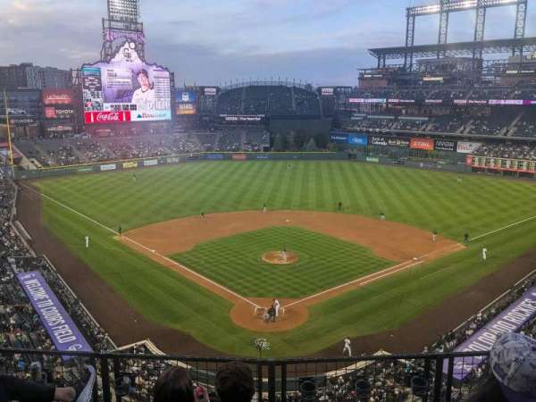 Coors Field, section: L330, row: 5, seat: 9