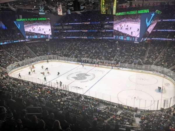Climate Pledge Arena, section: 212, row: A, seat: 4