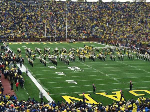 Michigan Stadium, section: 37, row: 61, seat: 27