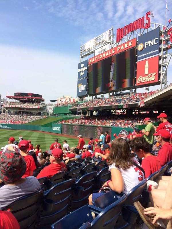 Nationals Park, section: 136
