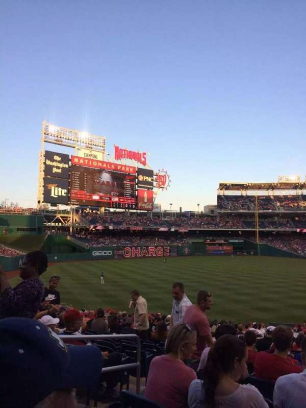 Nationals Park, section: 108