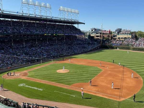 Wrigley Field, section: 326R, row: 1, seat: 23