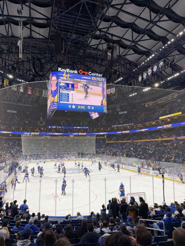 KeyBank Center, section: 100, row: 15, seat: 9