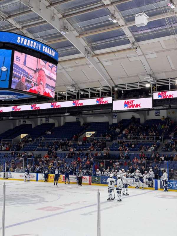 Upstate Medical University Arena, section: 119, row: GG, seat: 3