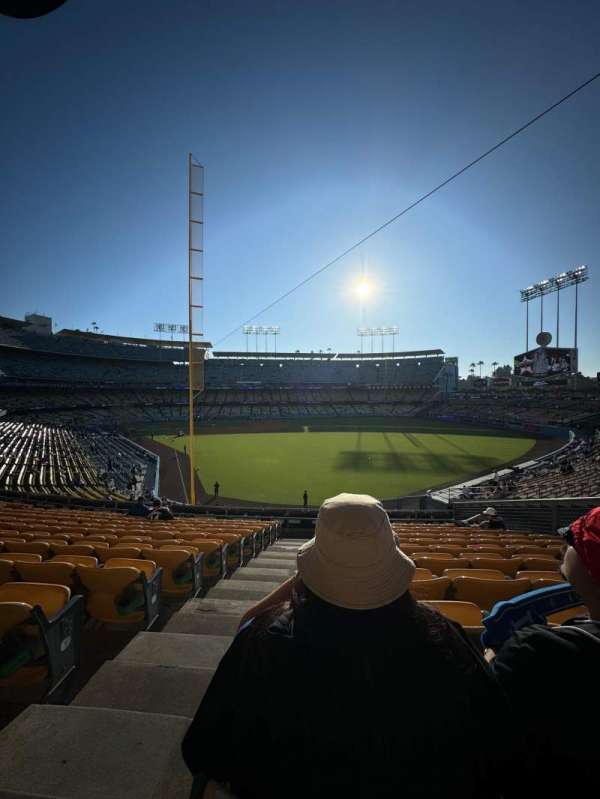 Dodger Stadium, section: 168LG, row: M, seat: 1