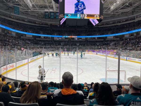 SAP Center, section: 123, row: 8, seat: 10