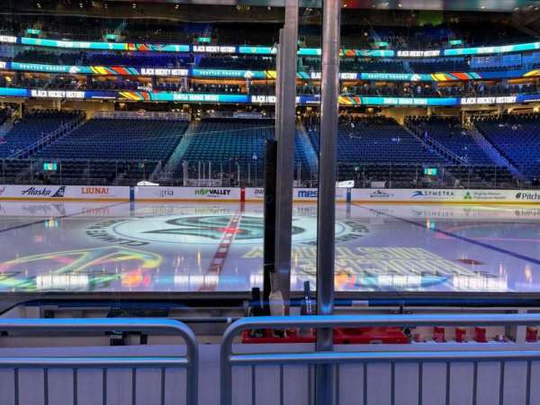 Climate Pledge Arena, section: 01, row: B, seat: 10