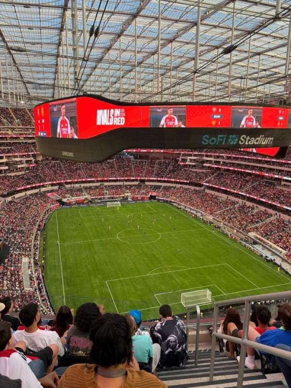 SoFi Stadium, section: 455, row: 7, seat: 1