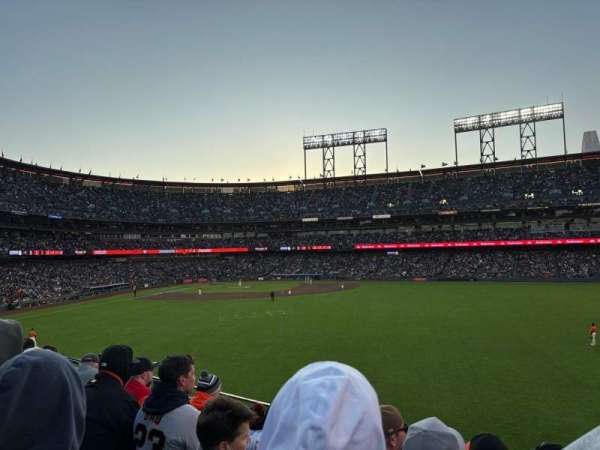 Oracle Park, section: 145, row: 5, seat: 3