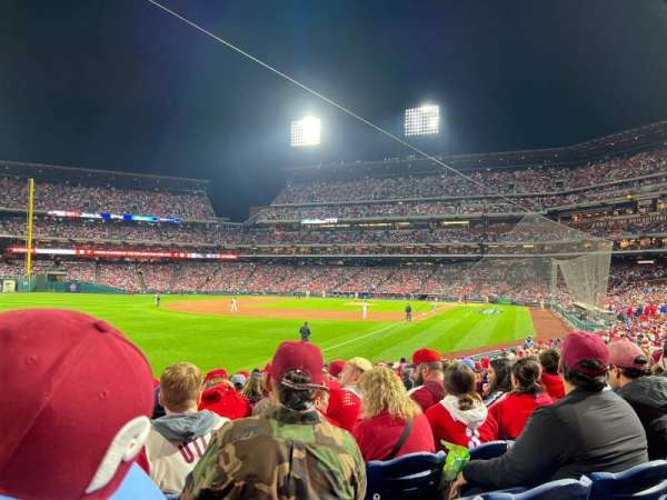 Citizens Bank Park, section: 138, row: 21, seat: 18