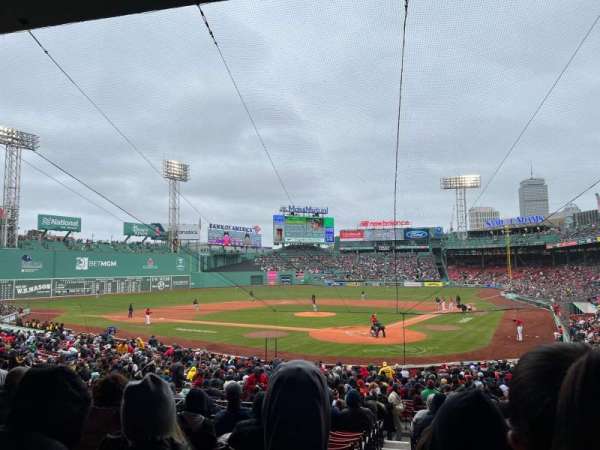 Fenway Park, section: Grandstand 22, row: 2, seat: 13