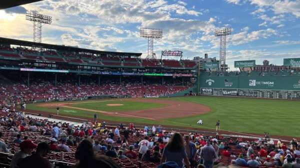 Fenway Park, section: Grandstand 11, row: 6, seat: 19