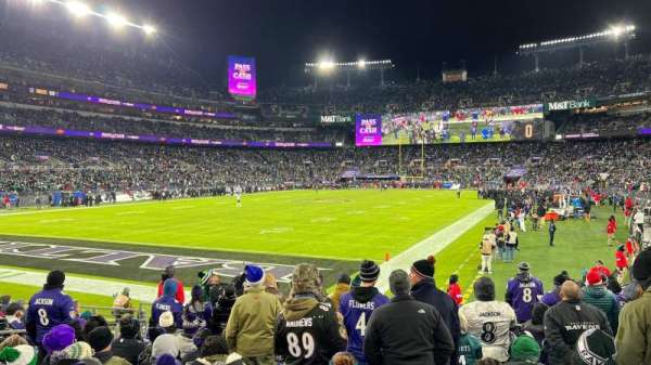 M&T Bank Stadium, section: 136, row: 12, seat: 8