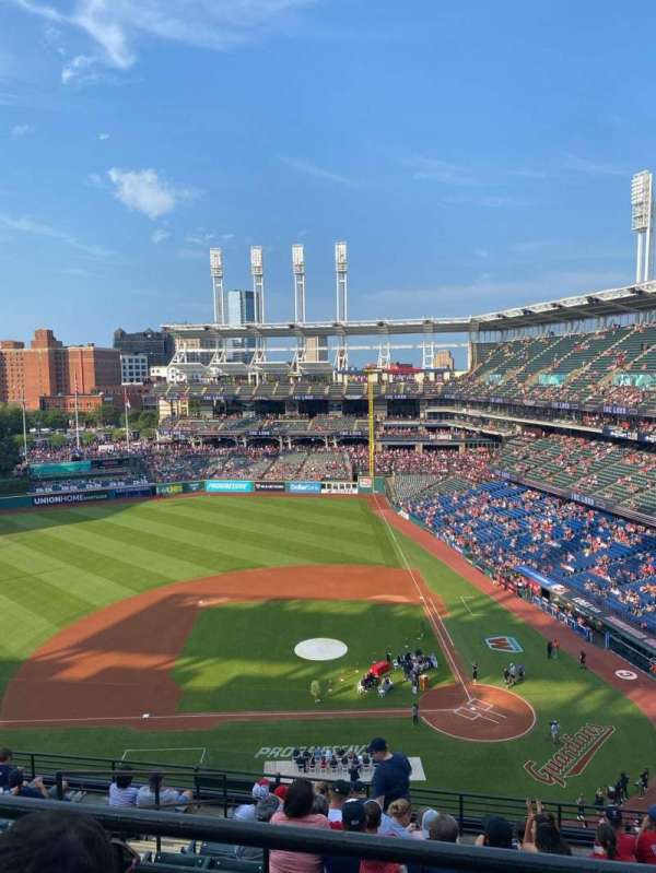 Progressive Field, section: 559, row: E, seat: 7