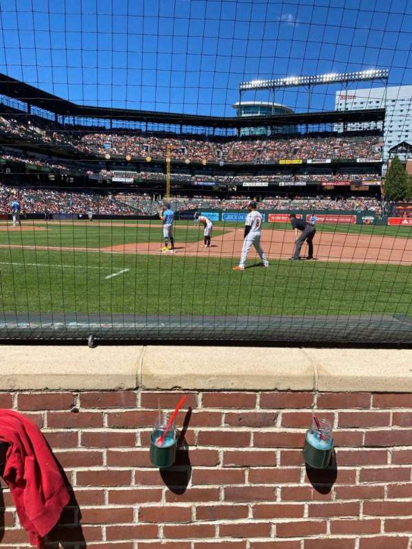 Oriole Park at Camden Yards, section: 18, row: 2, seat: 2