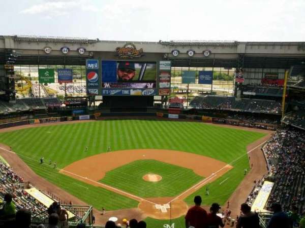 American Family Field, section: 423, row: 20, seat: 12