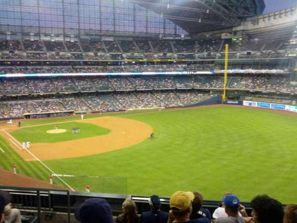 American Family Field, section: 307, row: 6, seat: 3
