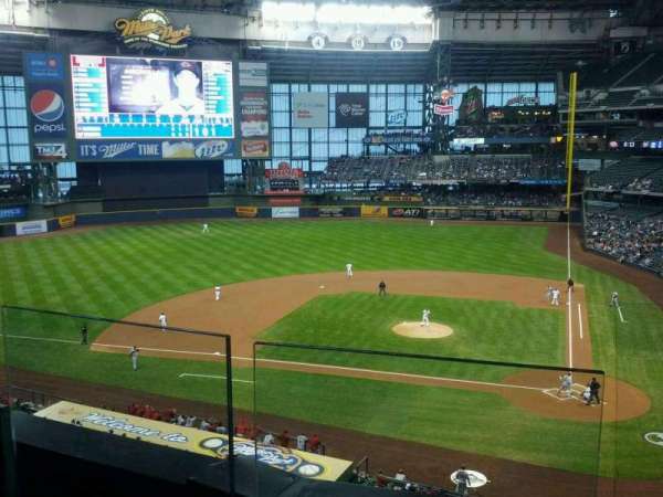 American Family Field, section: 335, row: 2, seat: 11