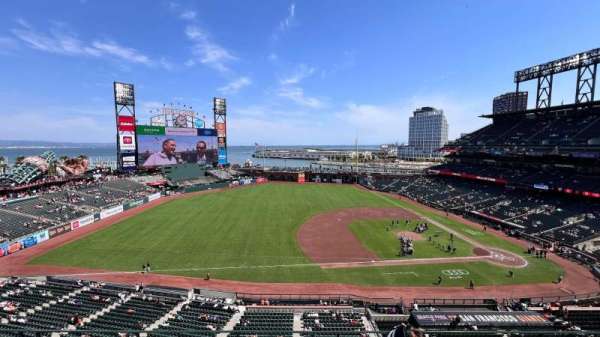 Oracle Park, section: VB325, row: D, seat: 6