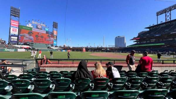 Oracle Park, section: 126, row: 6, seat: 9