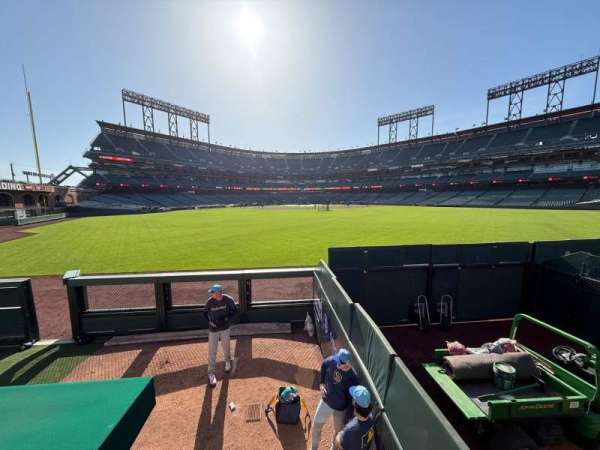 Oracle Park, section: 143, row: 10, seat: 2