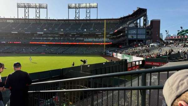 Oracle Park, section: 143, row: 10, seat: 2
