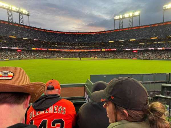 Oracle Park, section: 143, row: 7, seat: 2