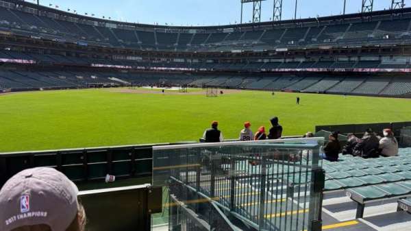 Oracle Park, section: 144, row: 16, seat: 1