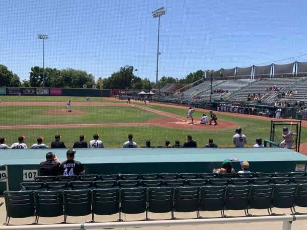 John Thurman Field, section: Grandstand, row: C, seat: 4