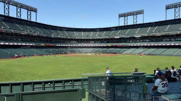 Oracle Park, section: 144, row: 17, seat: 1