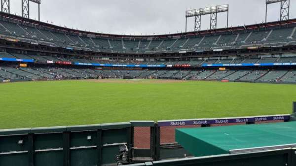 Oracle Park, section: 143, row: 6, seat: 21