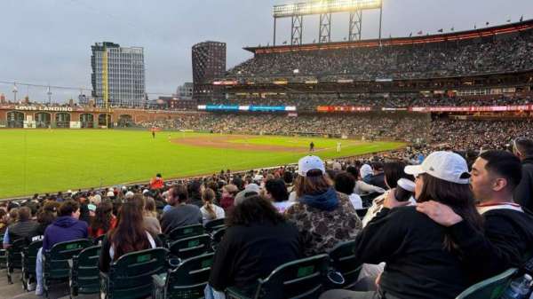 Oracle Park, section: 131, row: 25, seat: 1