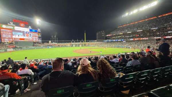 Oracle Park, section: 126, row: 29, seat: 12