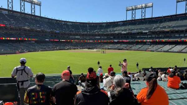 Oracle Park, section: 143, row: 20, seat: 23