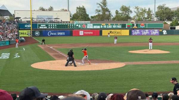 Sutter Health Park, section: 110, row: 13, seat: 2