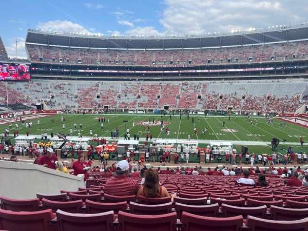Bryant-Denny Stadium, section: F, row: 40, seat: 17