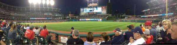 Progressive Field, section: 129, row: C, seat: 9