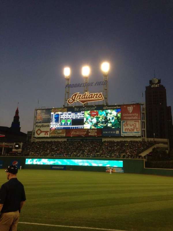 Progressive Field, section: 129, row: C, seat: 9