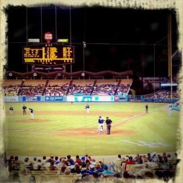 Dodger Stadium, section: 3FD, row: J, seat: 3