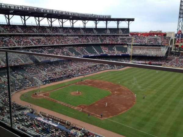 Truist Park, section: 415, row: 1, seat: 10