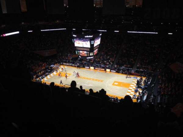 Thompson-Boling Arena, section: 318, row: 20, seat: 10