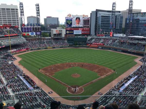 Truist Park, section: 426, row: 6, seat: 9