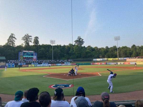 Smokies Stadium, section: 110, row: 5, seat: 8